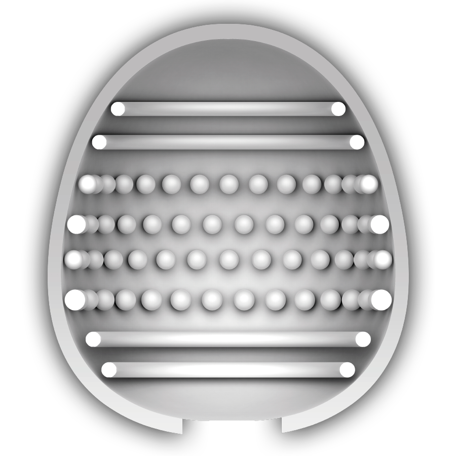 JAMYJOB - DISCRETT RED EDITION EGG MASTURBATOR