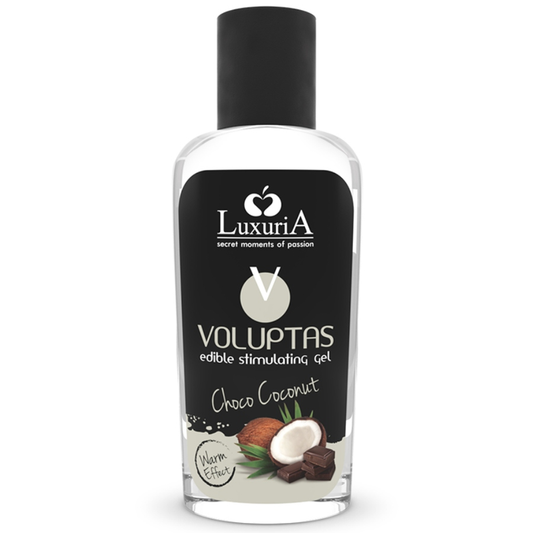 INTIMATELINE LUXURIA - VOLUPTAS ESSBARES MASSAGEGEL MIT WÄRMEFFEKT - KOKOSNUSS UND CREME 100 ML