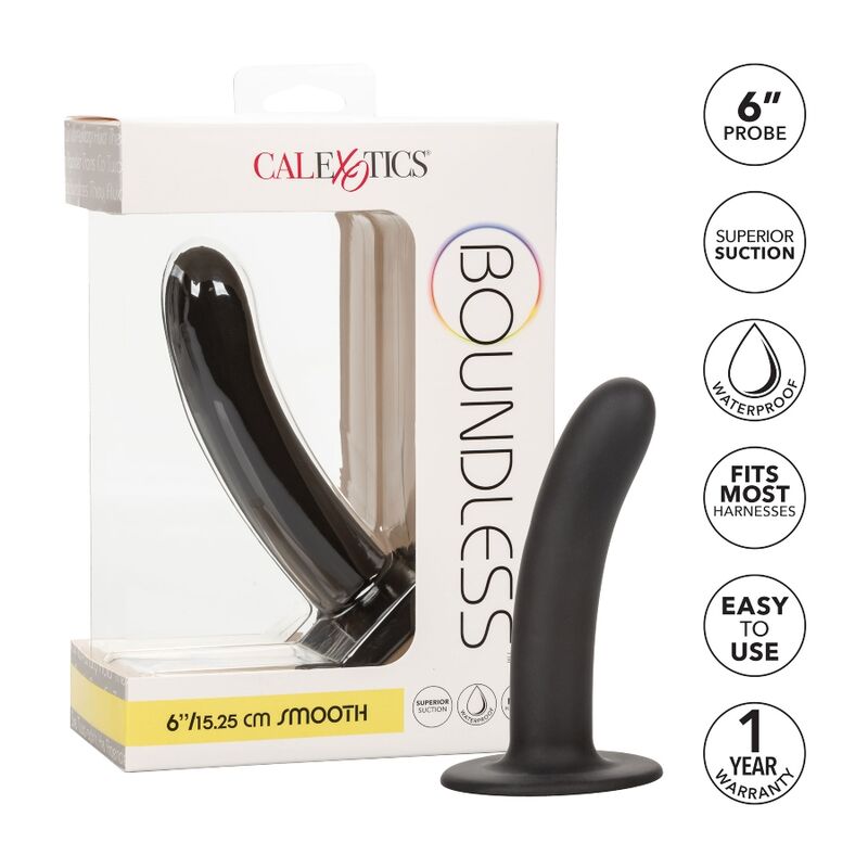 CALEXOTICS - BOUNDLESS DILDO 15,25 CM KOMPATIBEL GLATT