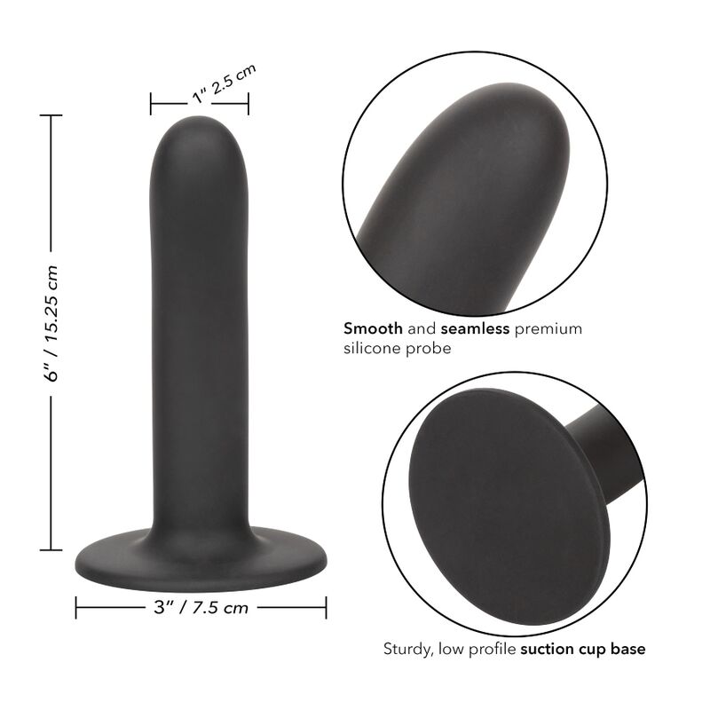 CALEXOTICS - BOUNDLESS DILDO 15,25 CM KOMPATIBEL GLATT