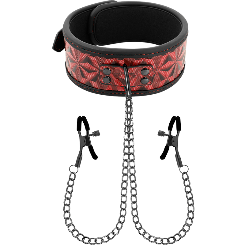 BEGME - RED EDITION NECKLACE WITH NEOPRENE LINING ARMBANDS