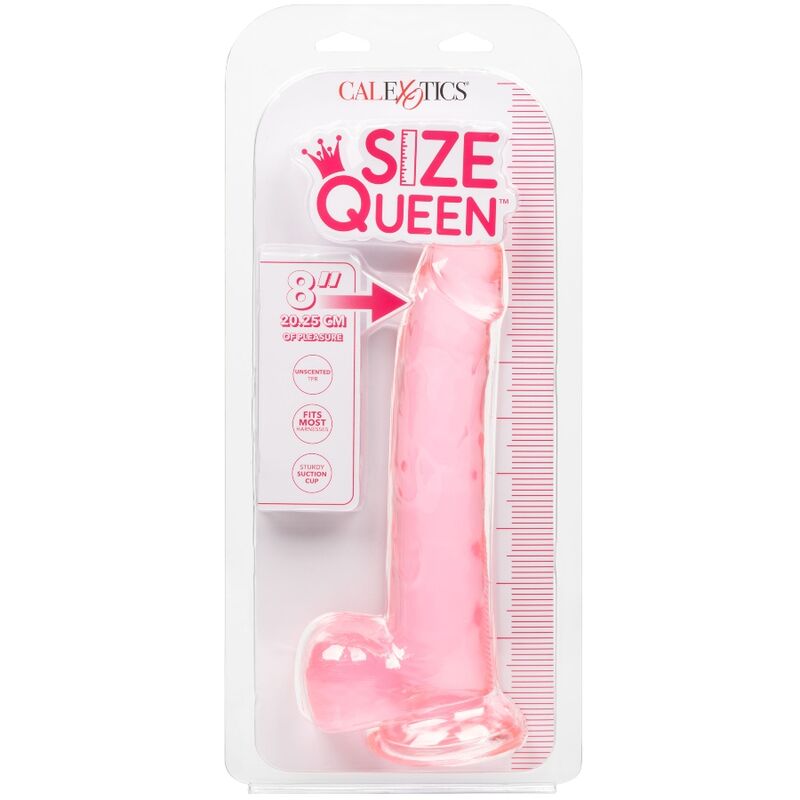 CALEXOTICS - DILDO QUEEN TAMANHO ROSA 20.3 CM