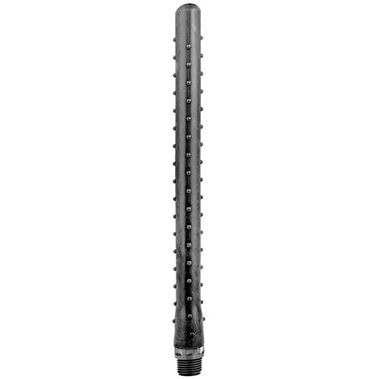 ALL BLACK - HUGE SILICONE ANAL SHOWER DOUBLE 27 CM