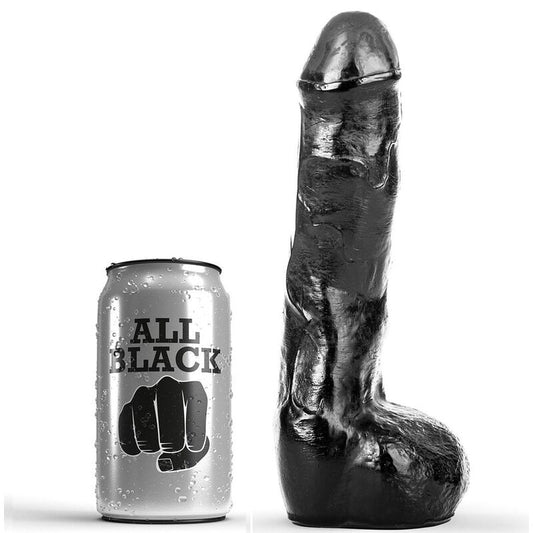 ALL BLACK - REALISTIC ANAL PENIS 20 CM