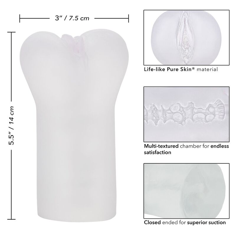 CALEXOTICS - GRENZENLOSER VULVA-STROKER TRANSPARENT