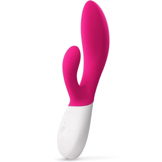 LELO - INA WAVE 2 SPEZIELLER LUXUS-VIBRATOR MIT KIRSCHROTEM BEWEGUNGSMUSTER