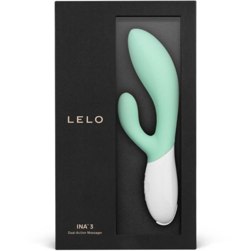 LELO - INA 3 GRÜNER KANINCHENVIBRATOR, SEEALGEN-LUXUS