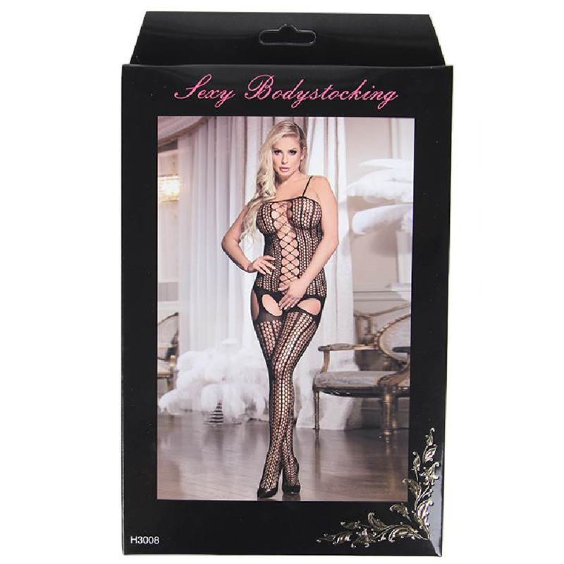 QUEEN LINGERIE - BODYSTOCKING MIT S/L-ÖFFNUNG