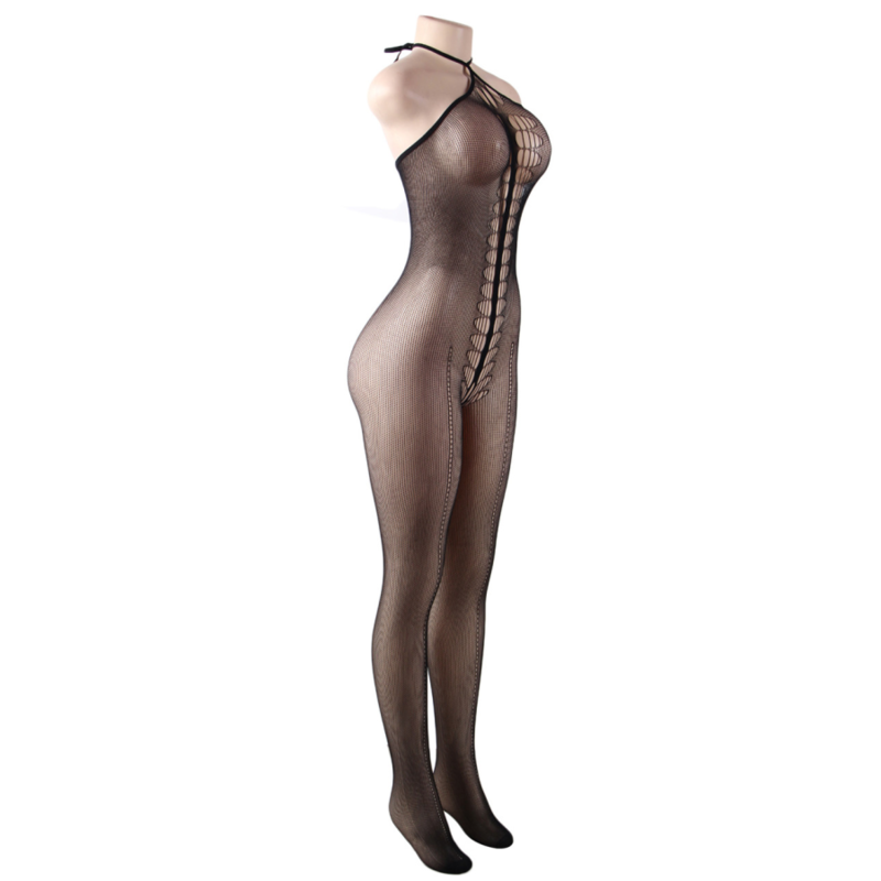 QUEEN LINGERIE - NECKHOLDER-BODYSTOCKING S/L