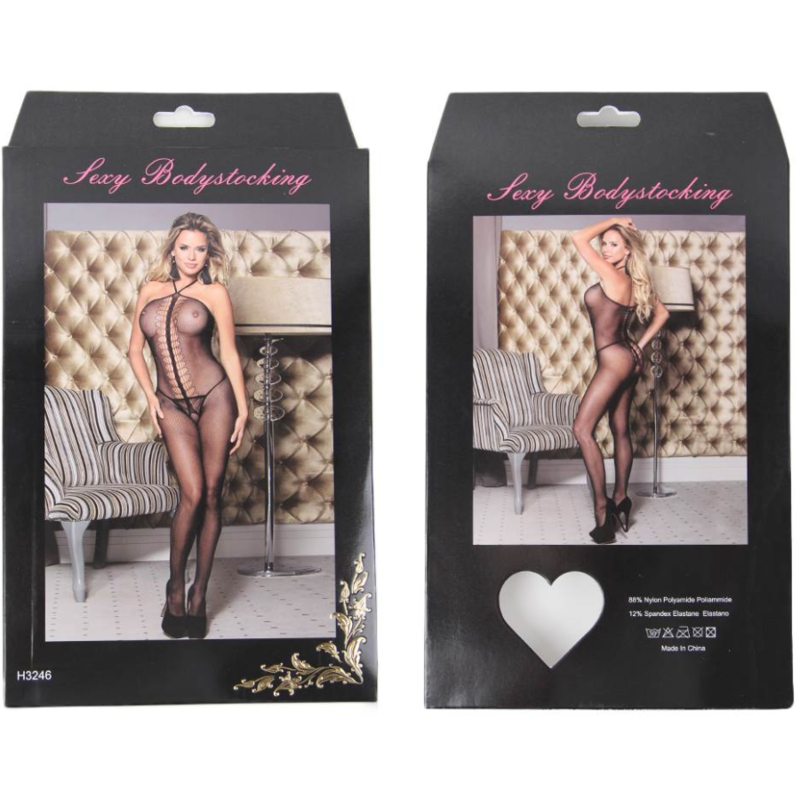 QUEEN LINGERIE - NECKHOLDER-BODYSTOCKING S/L