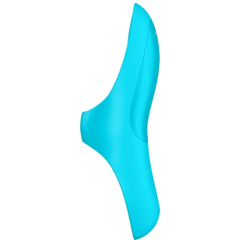 SATISFYER - VIBRADOR DE DEDO TEASER LUZ AZUL