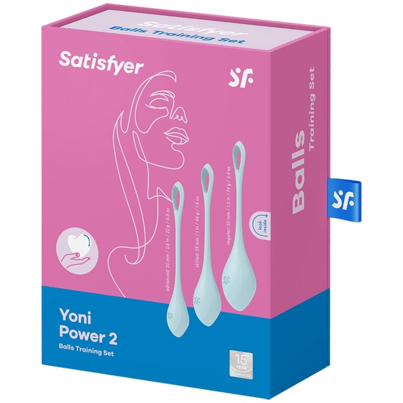 SATISFYER - YONI POWER 2 TRAINING SET BLUE