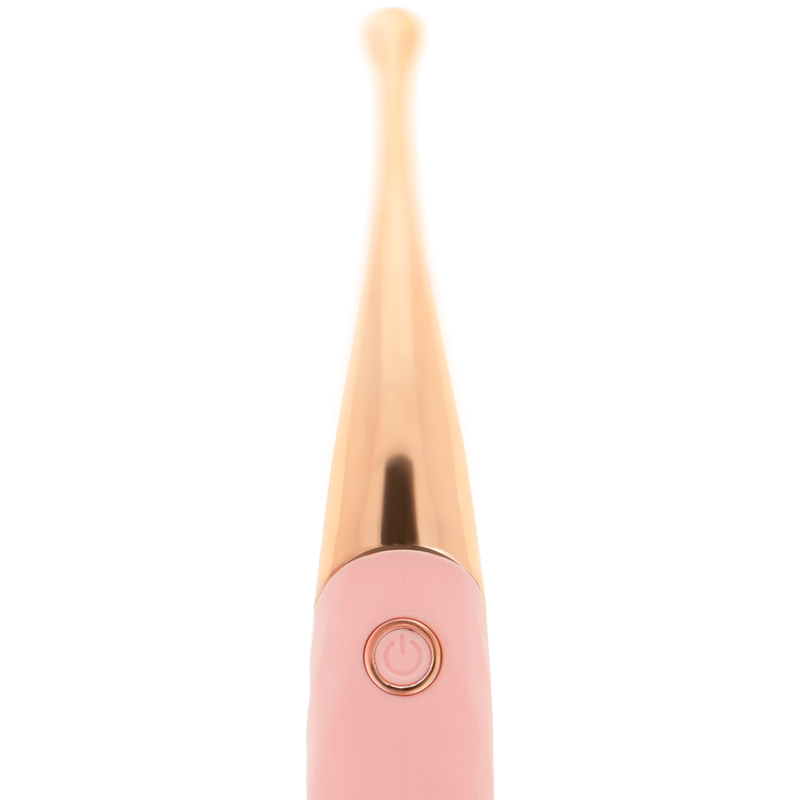 OHMAMA - RECHARGEABLE CLITORAL STIMULATOR 36 MODES PINK-PINKGOLD