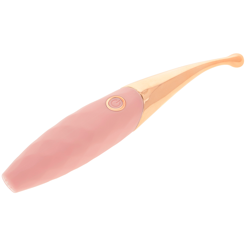 OHMAMA - RECHARGEABLE CLITORAL STIMULATOR 36 MODES PINK-PINKGOLD