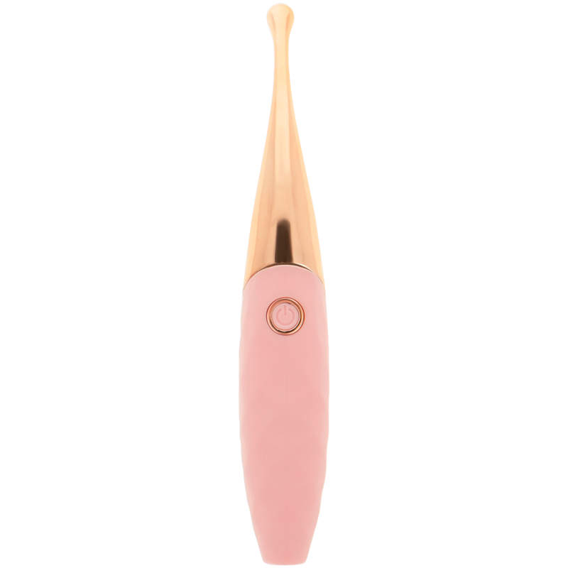 OHMAMA - RECHARGEABLE CLITORAL STIMULATOR 36 MODES PINK-PINKGOLD