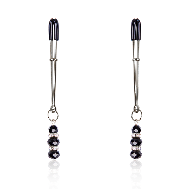 OHMAMA FETISH - NIPPLE CLAMPS WITH GLASS BEADS