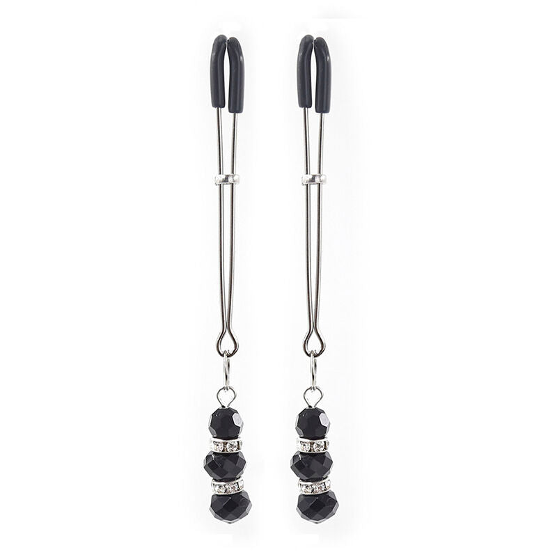 OHMAMA FETISH - NIPPLE CLAMPS WITH GLASS BEADS