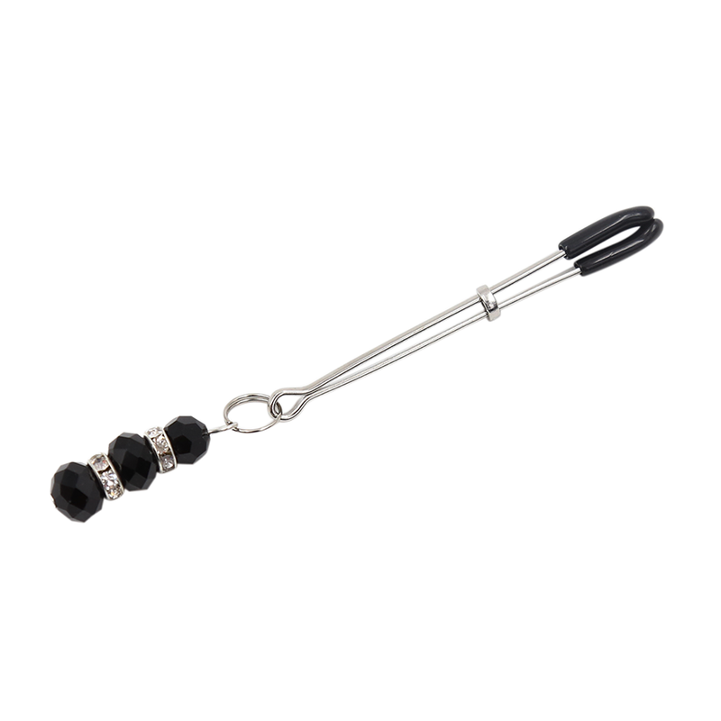 OHMAMA FETISH - NIPPLE CLAMPS WITH GLASS BEADS