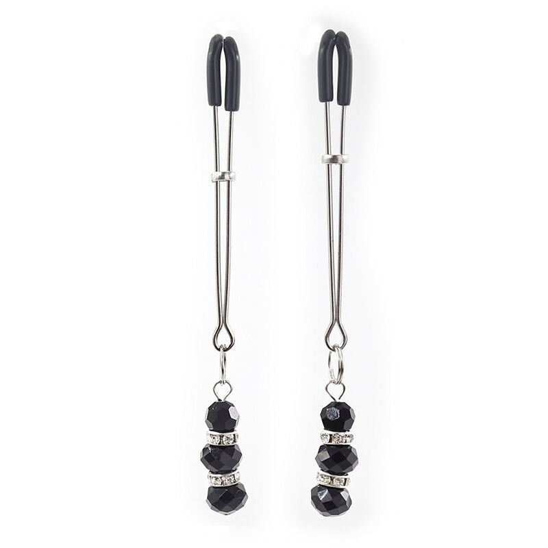 OHMAMA FETISH - NIPPLE CLAMPS WITH GLASS BEADS