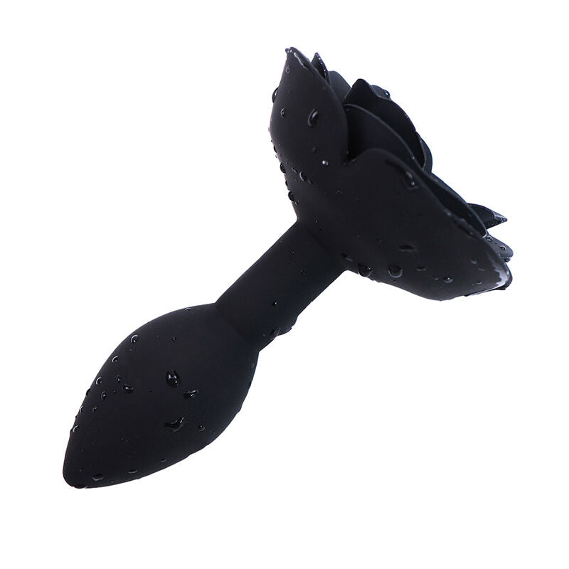 OHMAMA FETISH - PLUG ANAL DE SILICONE ROSA PRETO