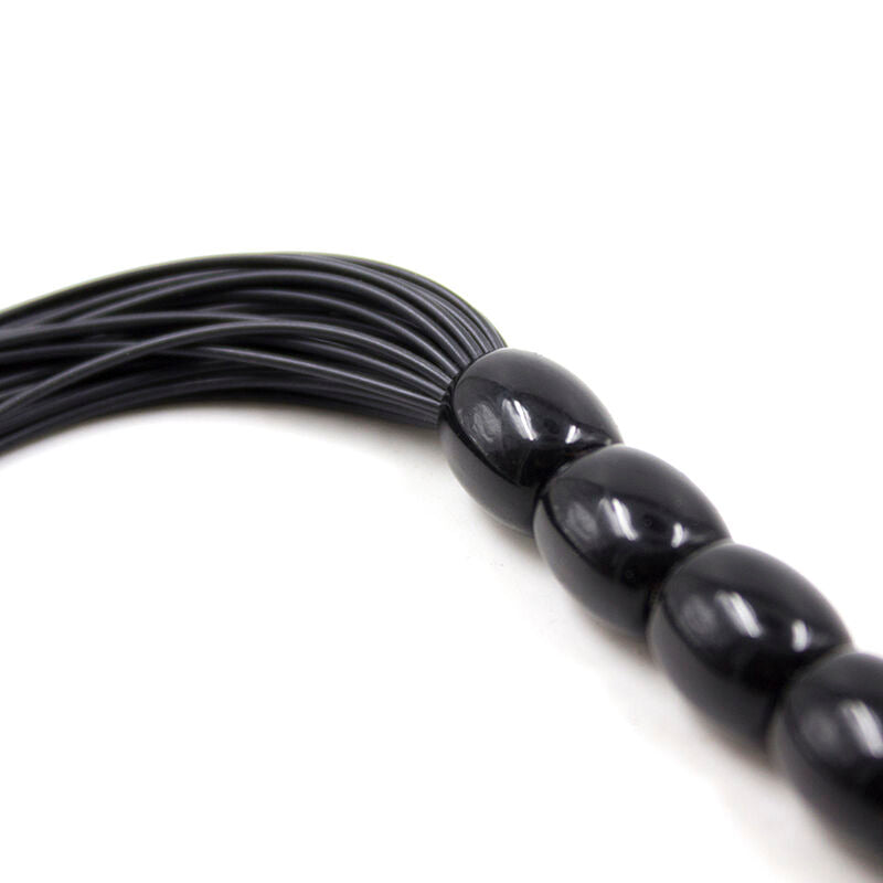 OHMAMA FETISH - NERVED SILICONE CABLE FLOGGER 26 CM