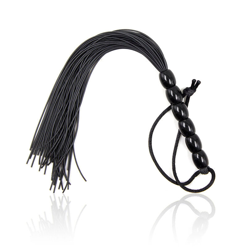 OHMAMA FETISH - NERVED SILICONE CABLE FLOGGER 26 CM