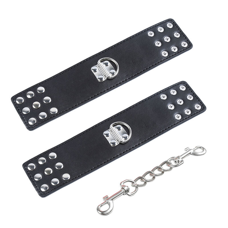 OHMAMA FETISH - SNAP FASTEN METAL WRIST RESTRAINTS