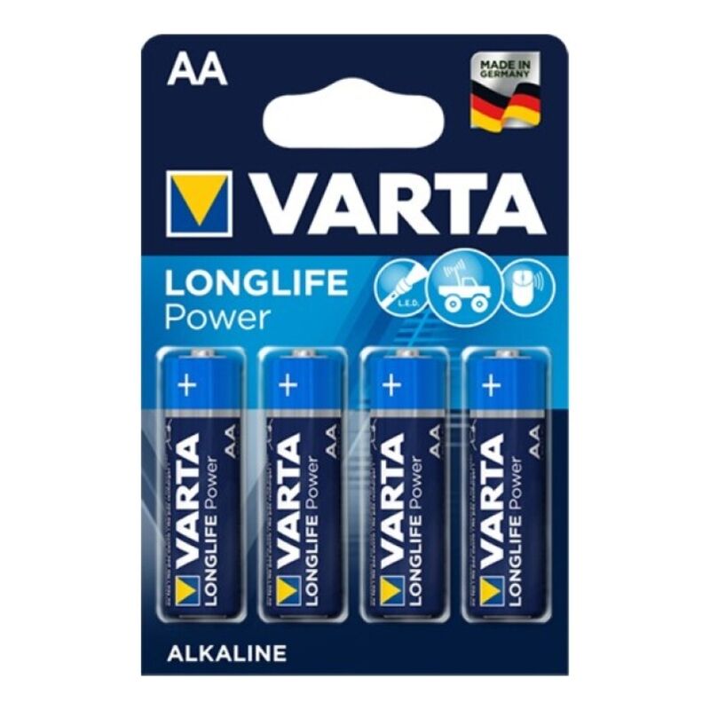 VARTA - LONGLIFE UNIT ALKALINE POWER AA LR6 4