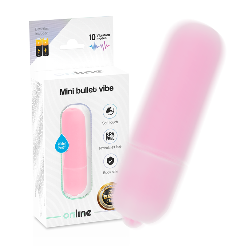 ONLINE - MINI PINK VIBRANT BULLET