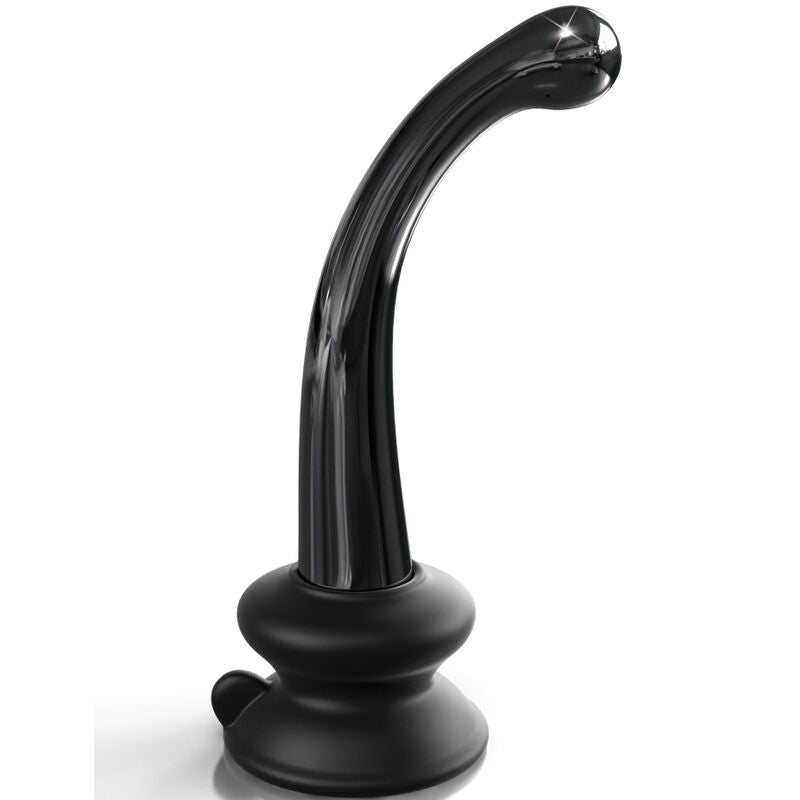 ICICLES - N. 87 GLASS VIBRATOR WITH SUCTION CUP