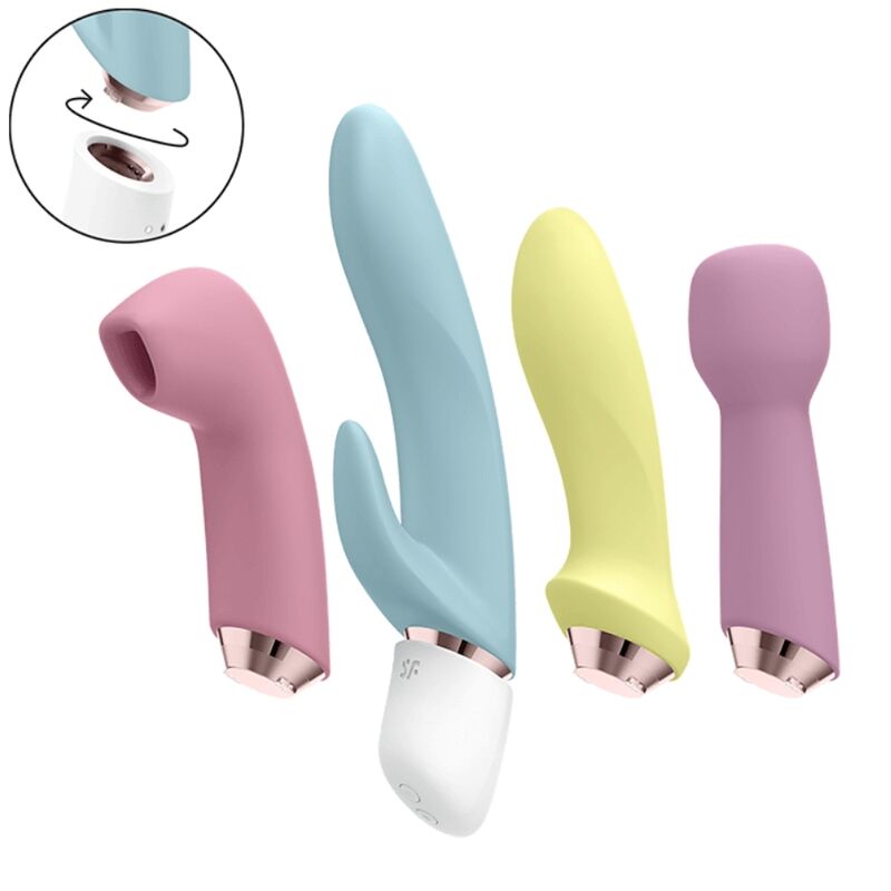 SATISFYER - MARVELOUS FOUR AIR PULSE AND VIBRATOR SET