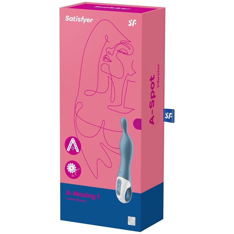 SATISFYER - ERSTAUNLICHER 1-ASPOT-BLAUER VIBRATOR