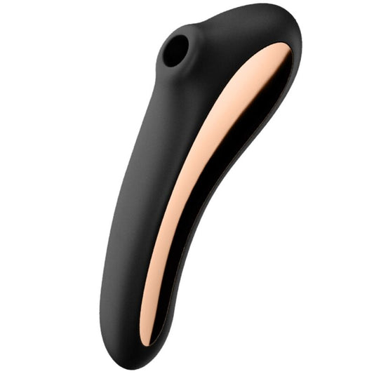 SATISFYER - DUAL KISS AIR WRIST VIBRATOR BLACK