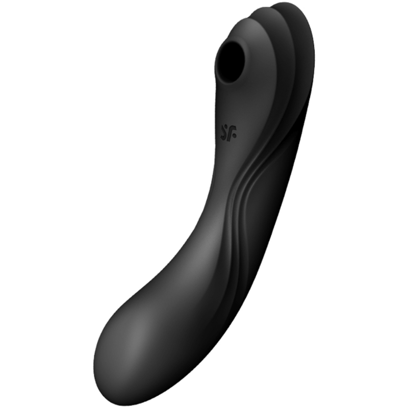 SATISFYER - CURVY TRINITY 4 AIR WRIST VIBRATOR BLACK