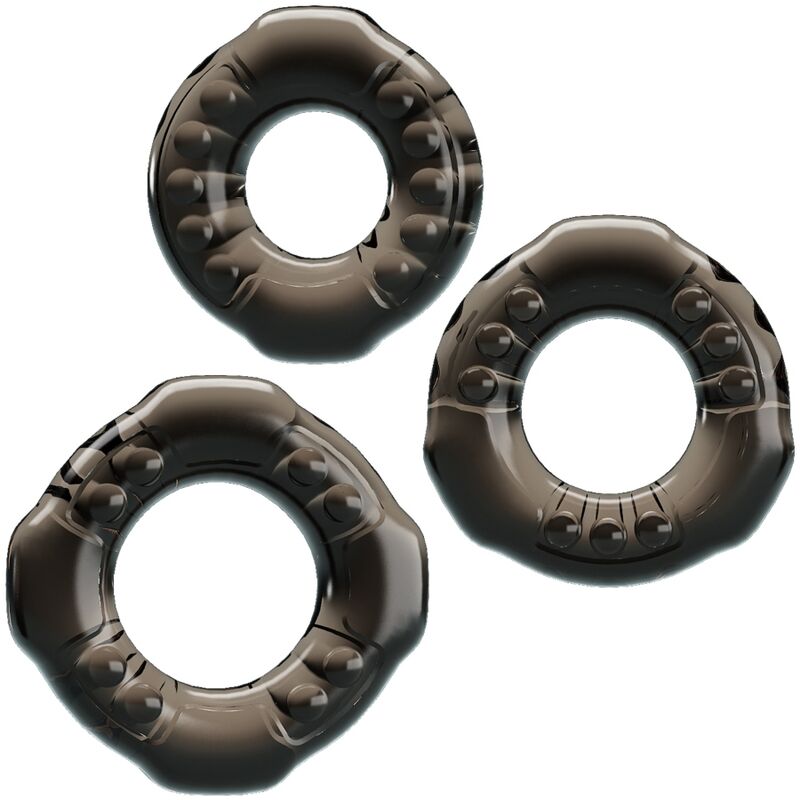 BAILE - COCK RINGS YVONNE SET OF 3 PENIS RINGS