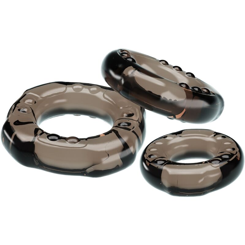 BAILE - COCK RINGS YVONNE SET OF 3 PENIS RINGS