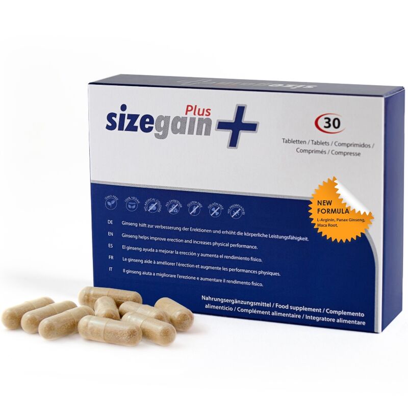 500 COSMETICS - SIZEGAIN PLUS PENIS ENLARGEMENT TABLETS