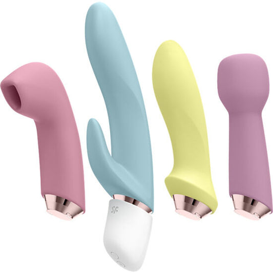 SATISFYER - MARVELOUS FOUR AIR PULSE AND VIBRATOR SET