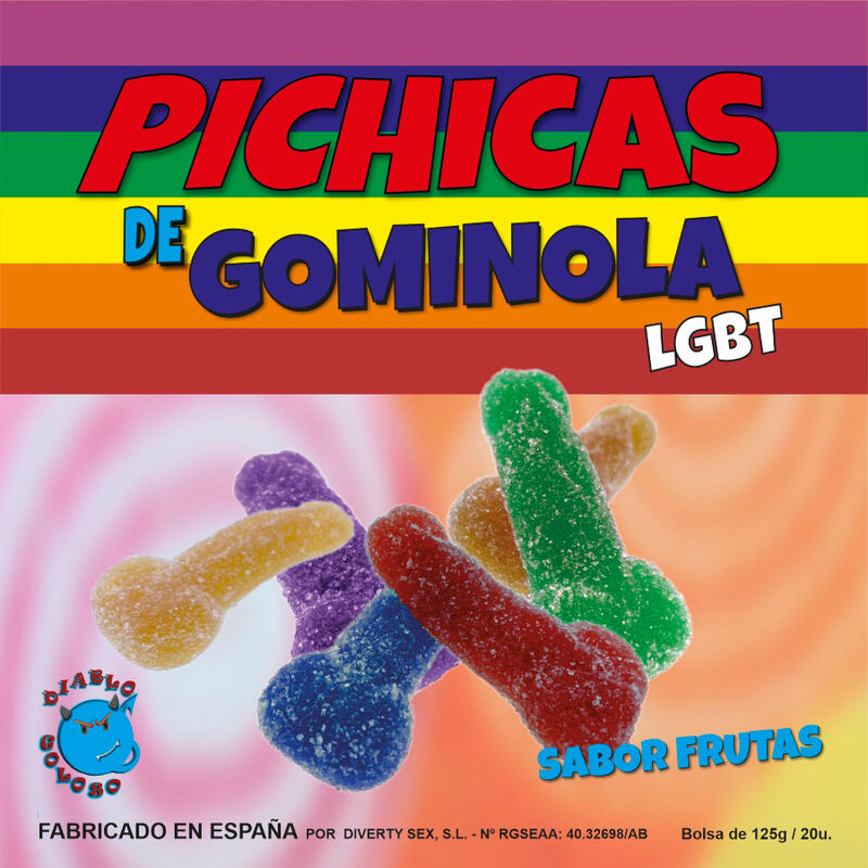 PRIDE - PENIS FRÜCHTE ZUCKER GUMMIBÄRCHEN LGBT