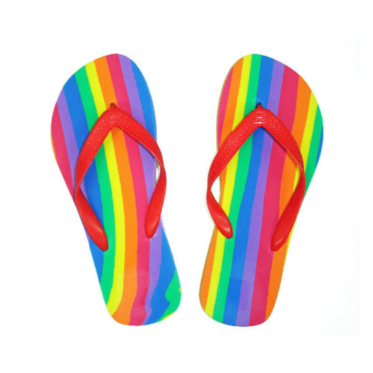 PRIDE - FLIP-FLOPS MIT LGBT-FLAGGE 38-39 EUR