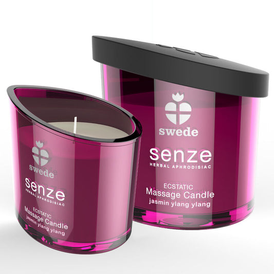 SWEDE - ECSTATIC SENZE MASSAGEKERZE - JASMIN, YLANG YLANG