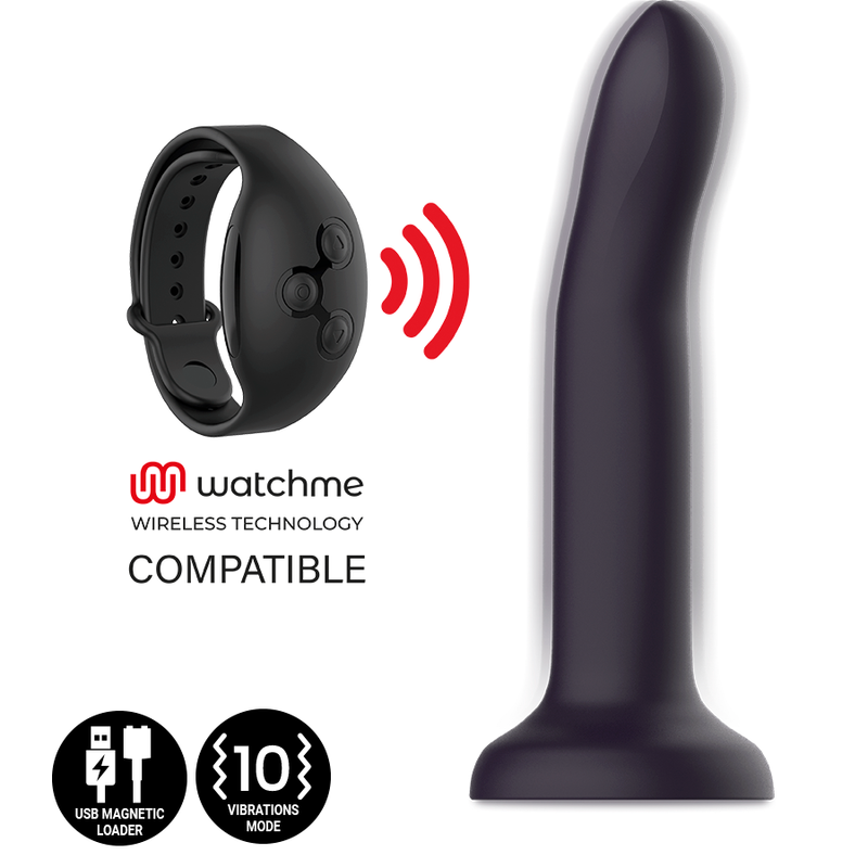 MYTHOLOGY DUMAN MYSTIC DILDO S - VIBRADOR WATCHME TECNOLOGIA SEM FIO COMPATÍVEL