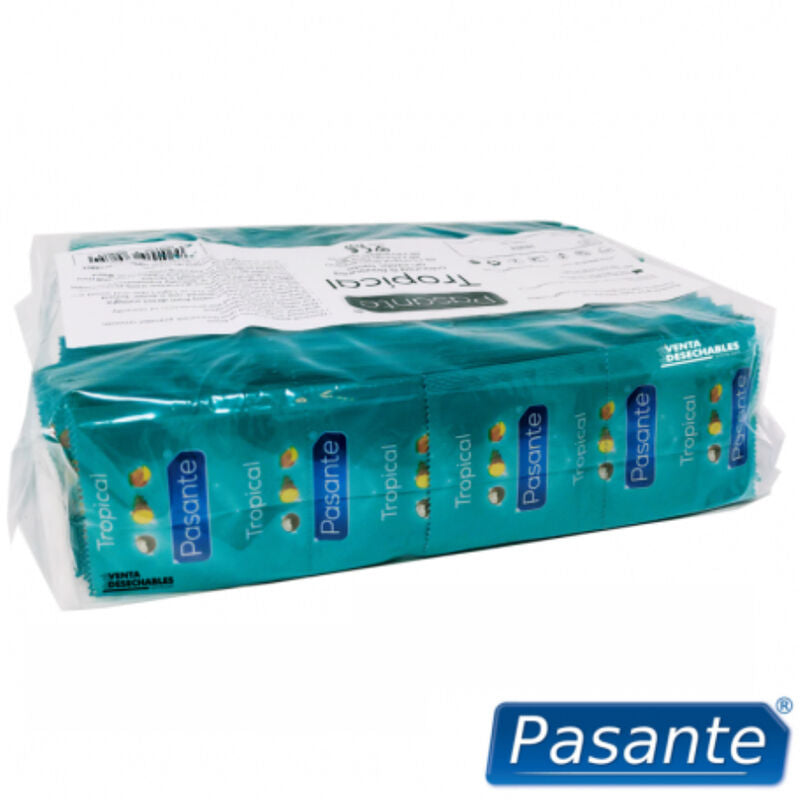 PASANTE - SACO TROPICAL DE PRESERVATIVOS 144 UNIDADES