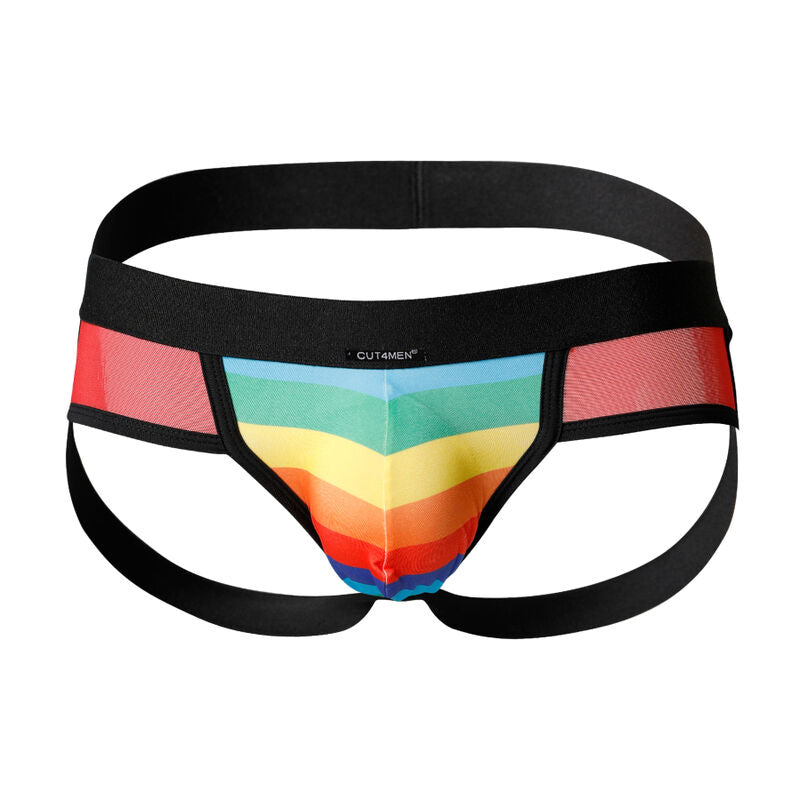 CUT4MEN - JOCKSTRAP RAINBOW L