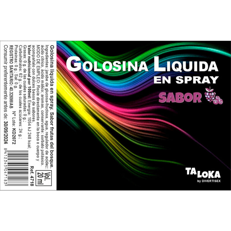 TALOKA - LIQUID BERRY CANDY SPRAY