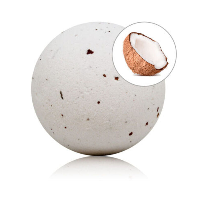 TALOKA - COCONUT SCENTED BATH BOMB WITH ROSE PETALS