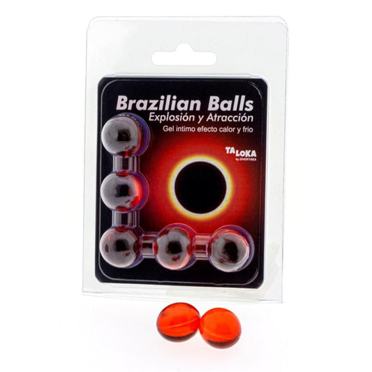 TALOKA - 5 BRAZILIAN BALLS EXCITING GEL HOT AND COLD EFFECT