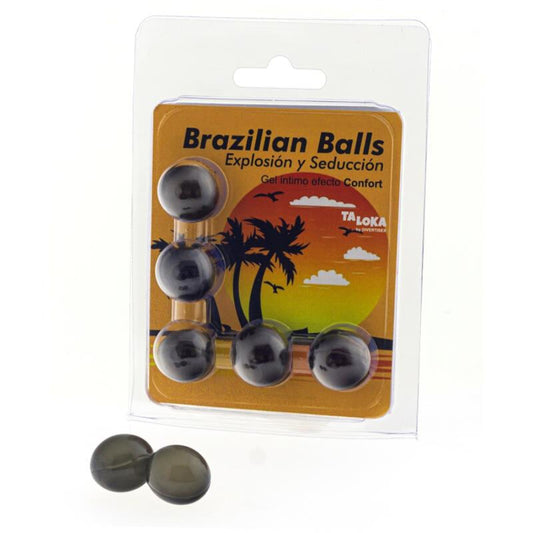 TALOKA - 5 BRAZILIAN GEL BALLS EXCITING EFFECT COMFORT EFFECT