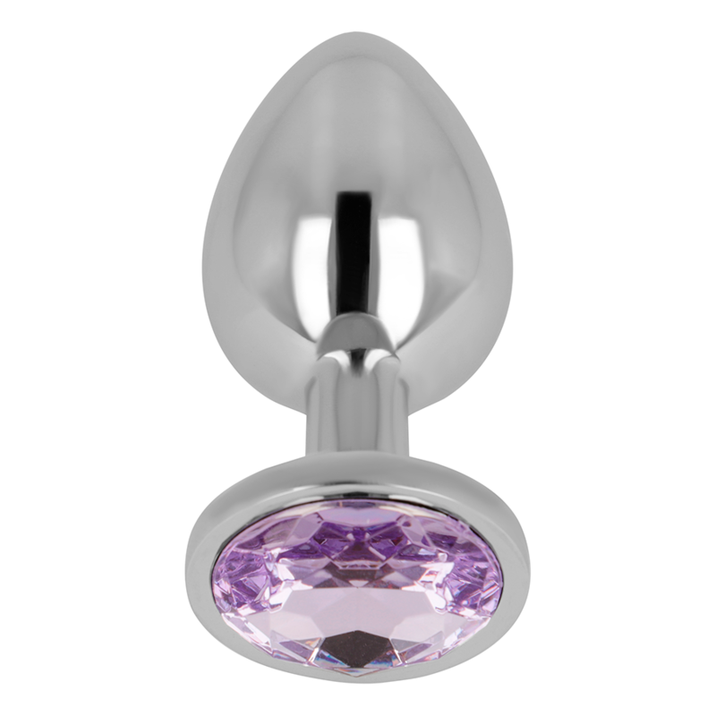 OHMAMA - PLUG ANAL COM CRISTAL VIOLETA 9 CM