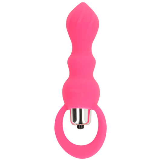 OHMAMA - VIBRATING ANAL STIMULATOR 9 CM PINK